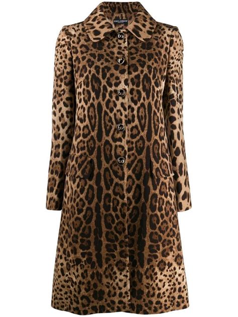 dolce gabbana mantel leopard|Women's Padded leopard.